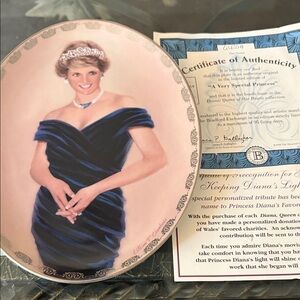 Commemorative: The Bradford Exchange Diana Queen of our Hearts 4th issue.